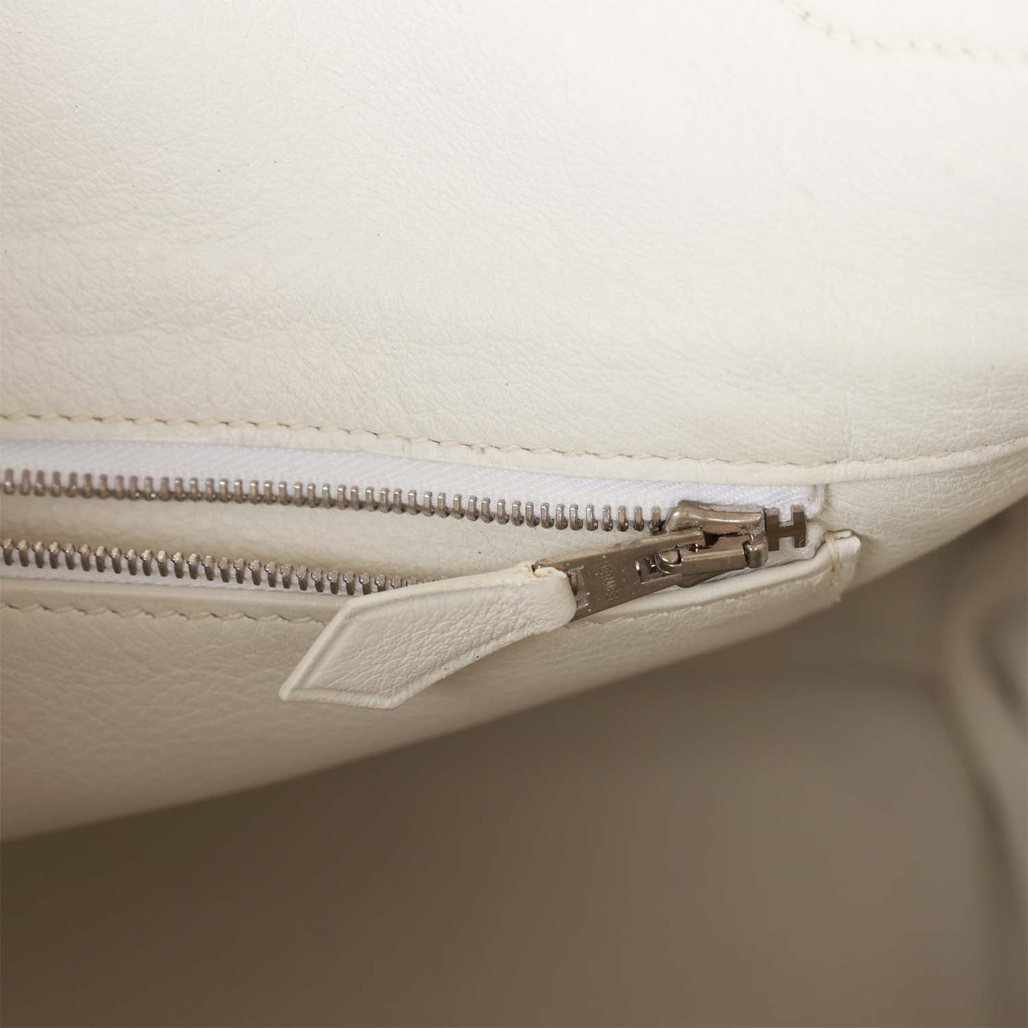 Hermes Birkin 35 White Gulliver and Toile H Palladium Hardware NO RESERVE!