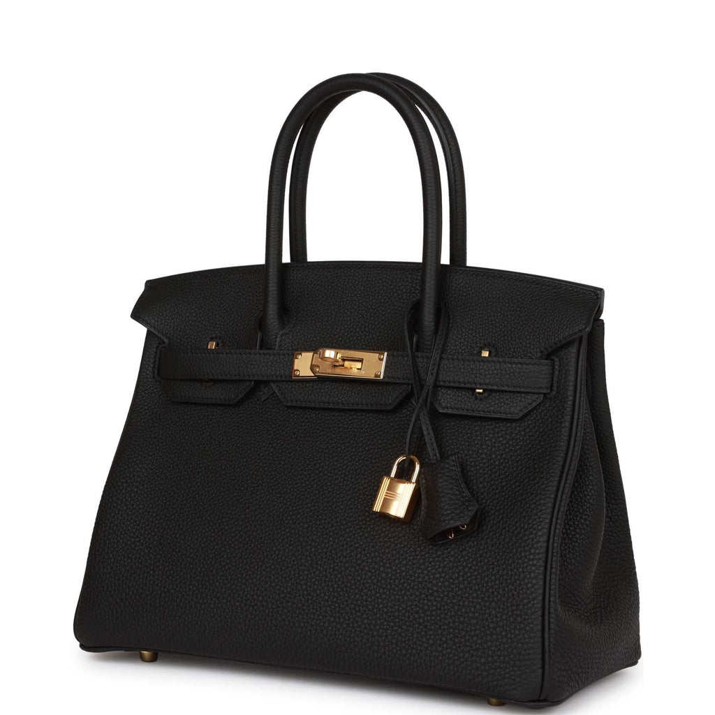 Hermès Birkin 30 Black Togo Gold Hardware