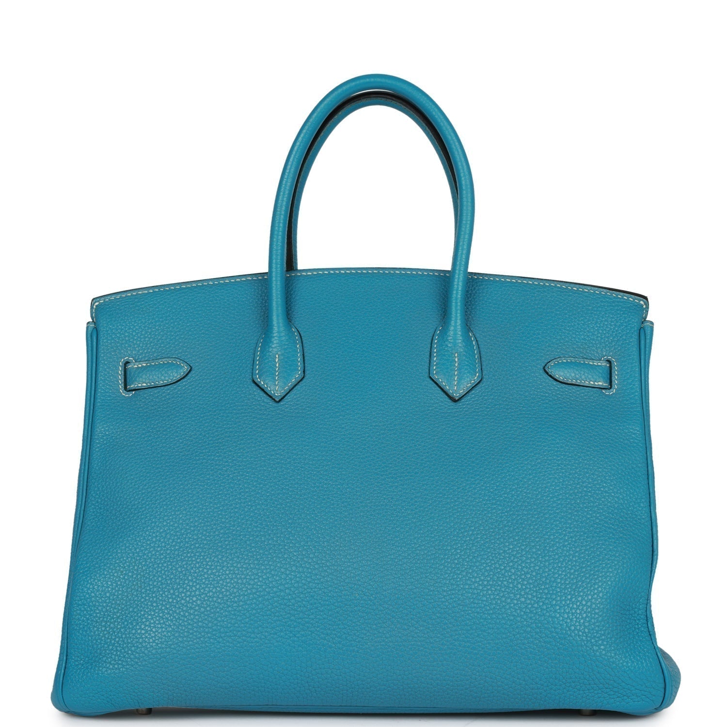 Hermes Birkin 35 Bleu Jean Togo Palladium Hardware
