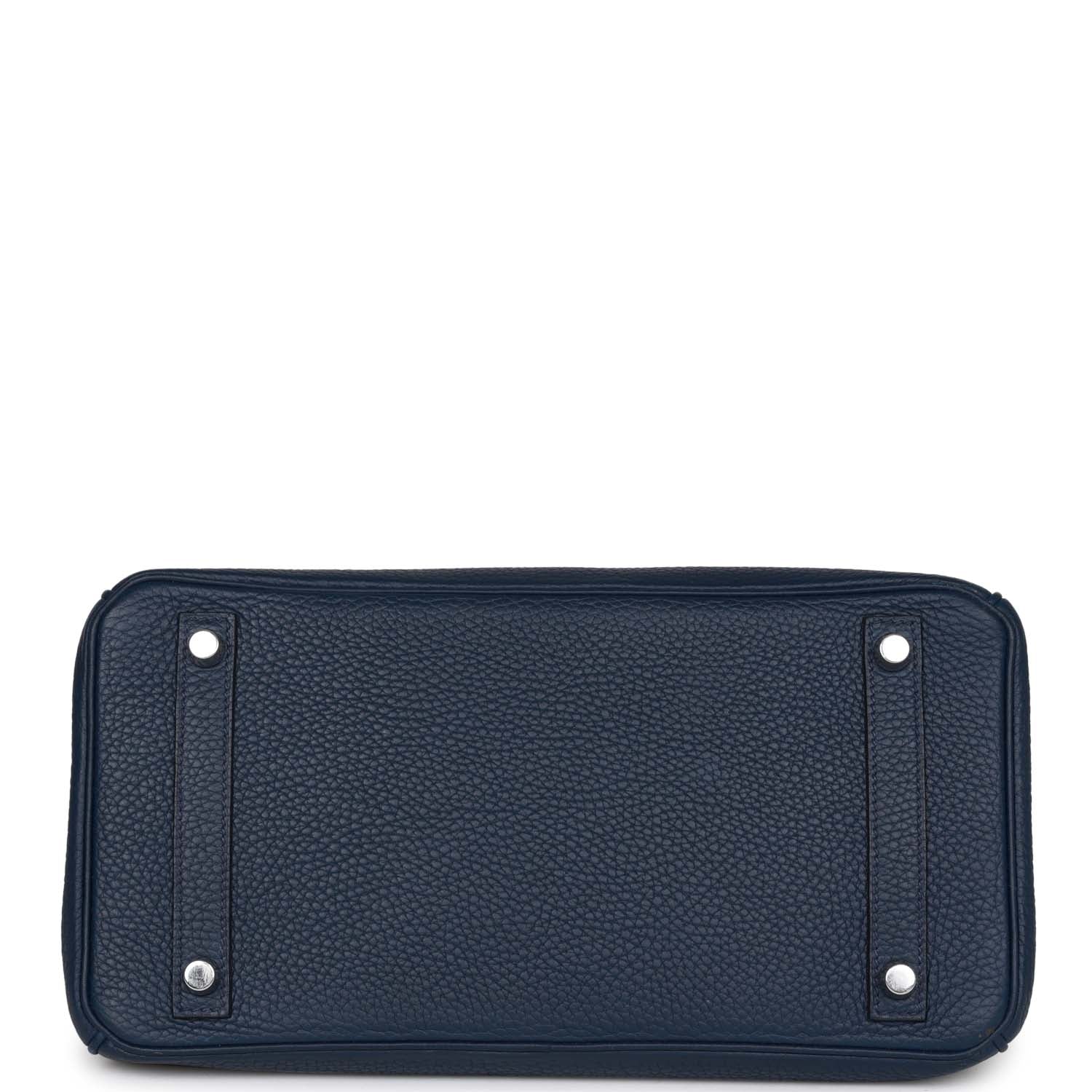 Hermes Birkin 30 Bleu Saphir Verso Togo Palladium Hardware