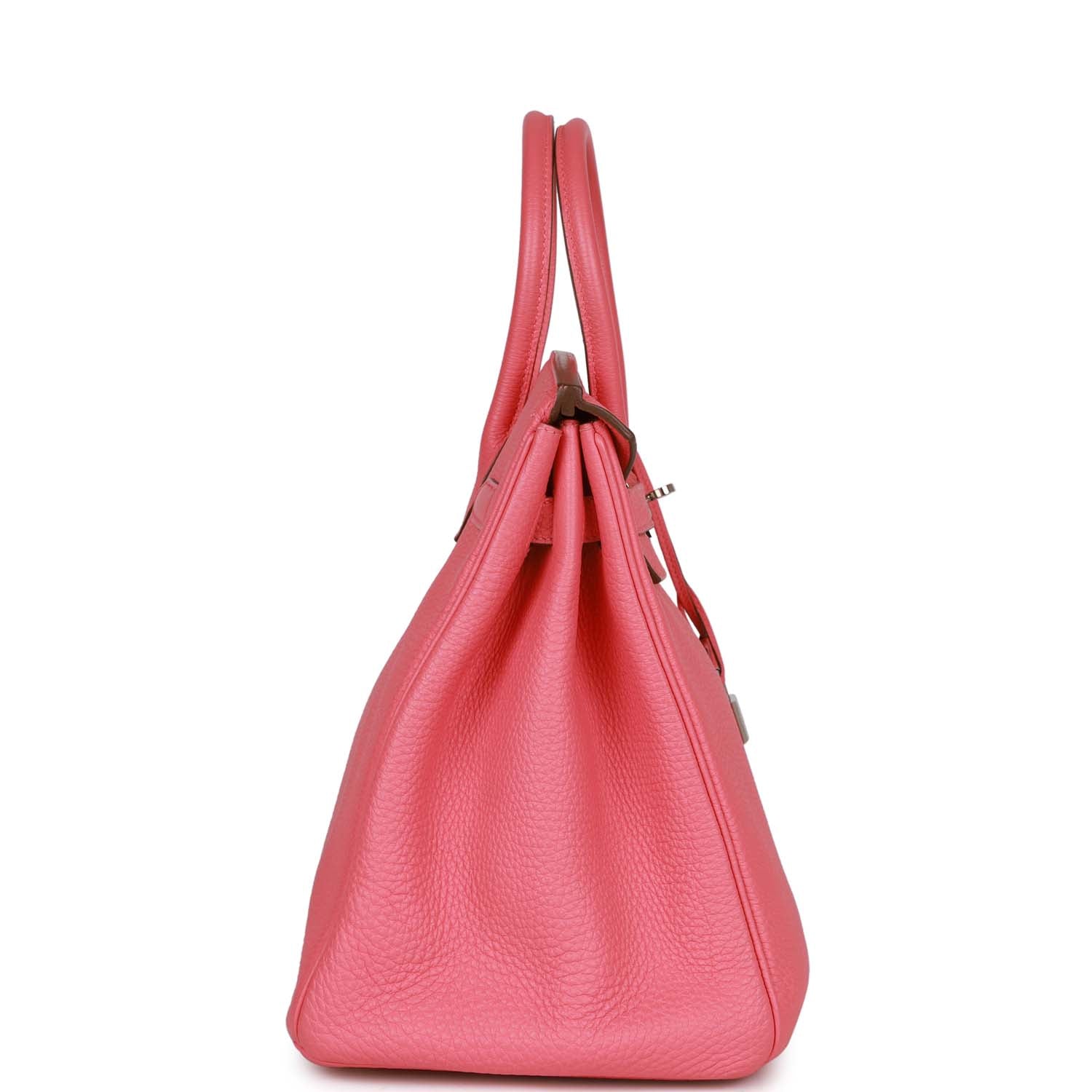 Hermes Birkin 35 Rose Lipstick Togo Palladium Hardware