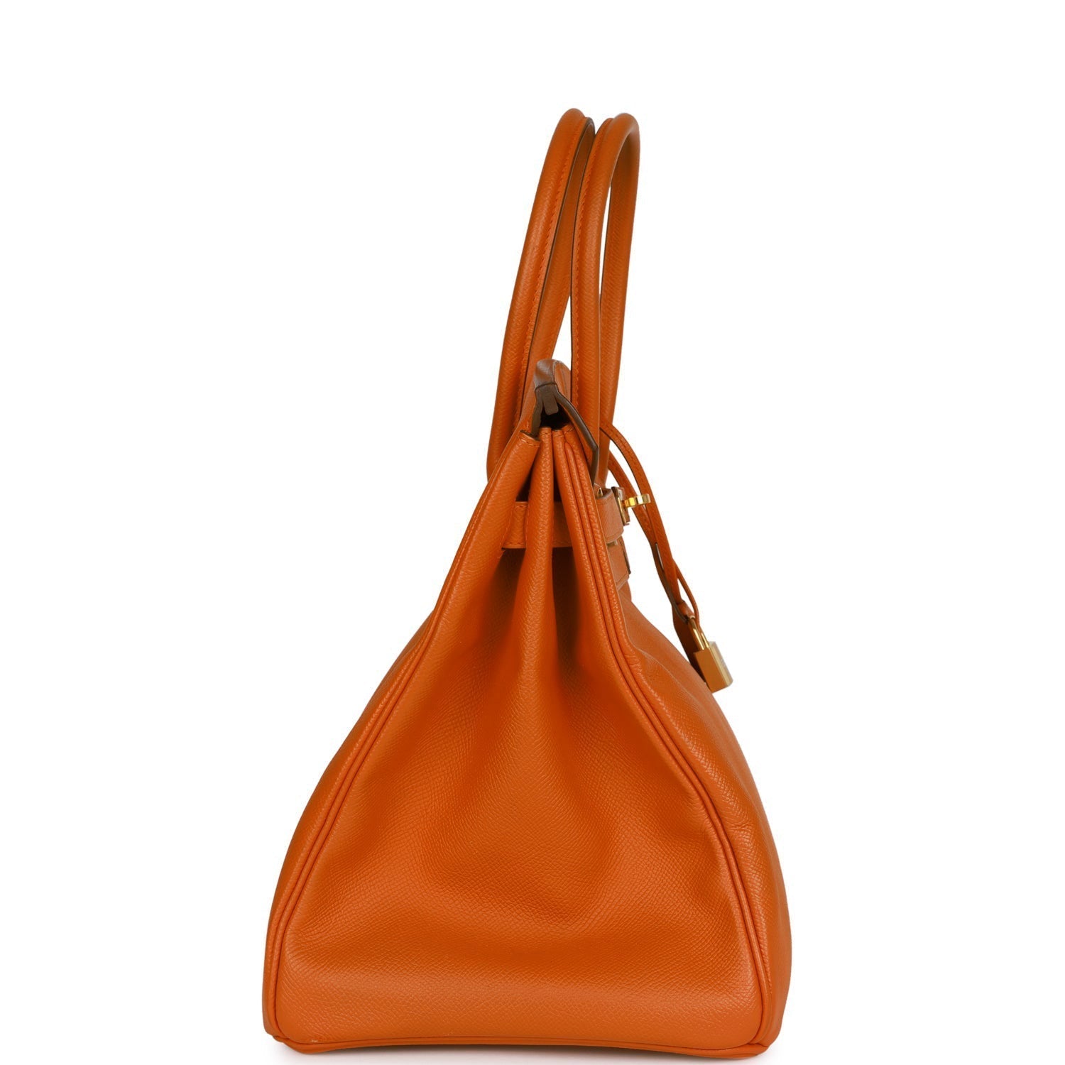 ermes Birkin 35 Feu Epsom Gold Hardware