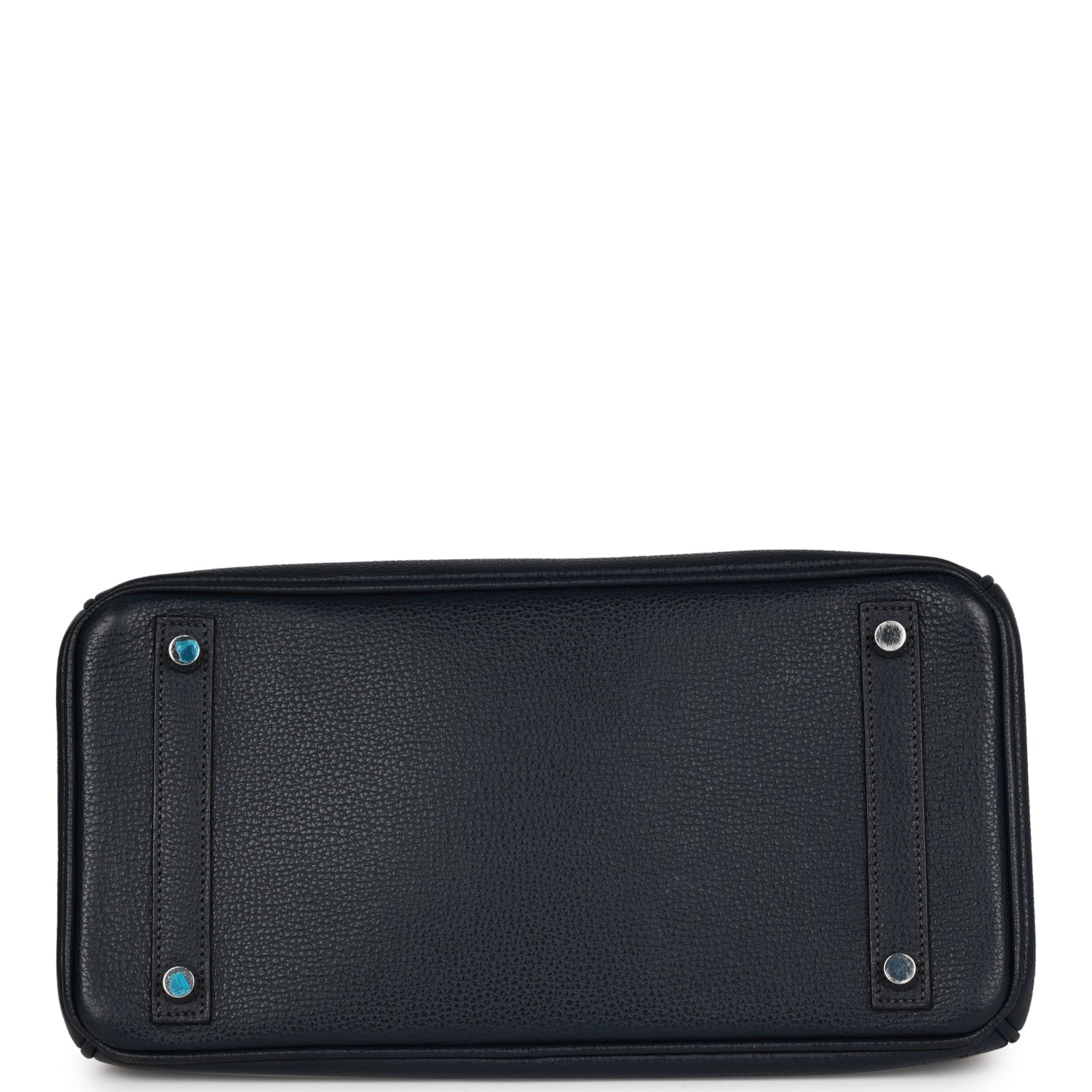 Hermes Birkin 30 Bleu Indigo Vache Liegee Palladium Hardware