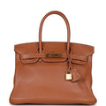 Hermes Birkin 30 Fauve Swift Gold Hardware