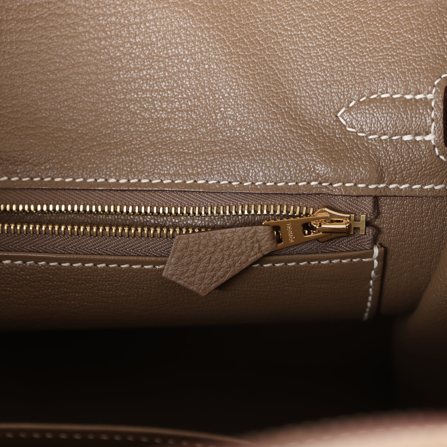 Hermes Birkin 25 Etoupe Togo Gold Hardware