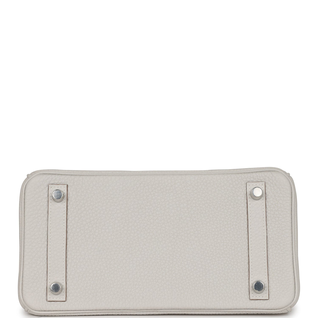Hermes Birkin 25 Gris Pale Togo Palladium Hardware