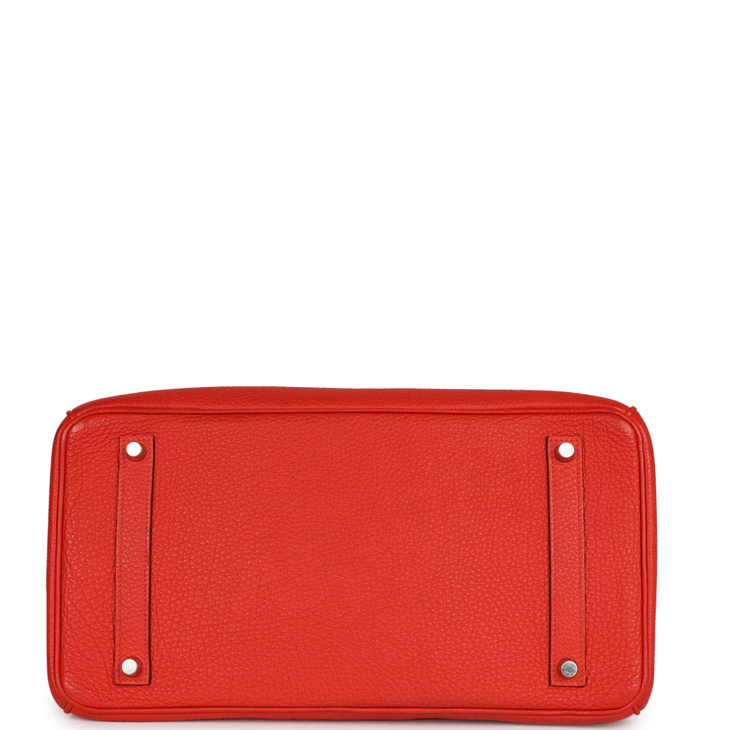 Hermes Birkin 35 Rouge Tomate Togo Palladium Hardware