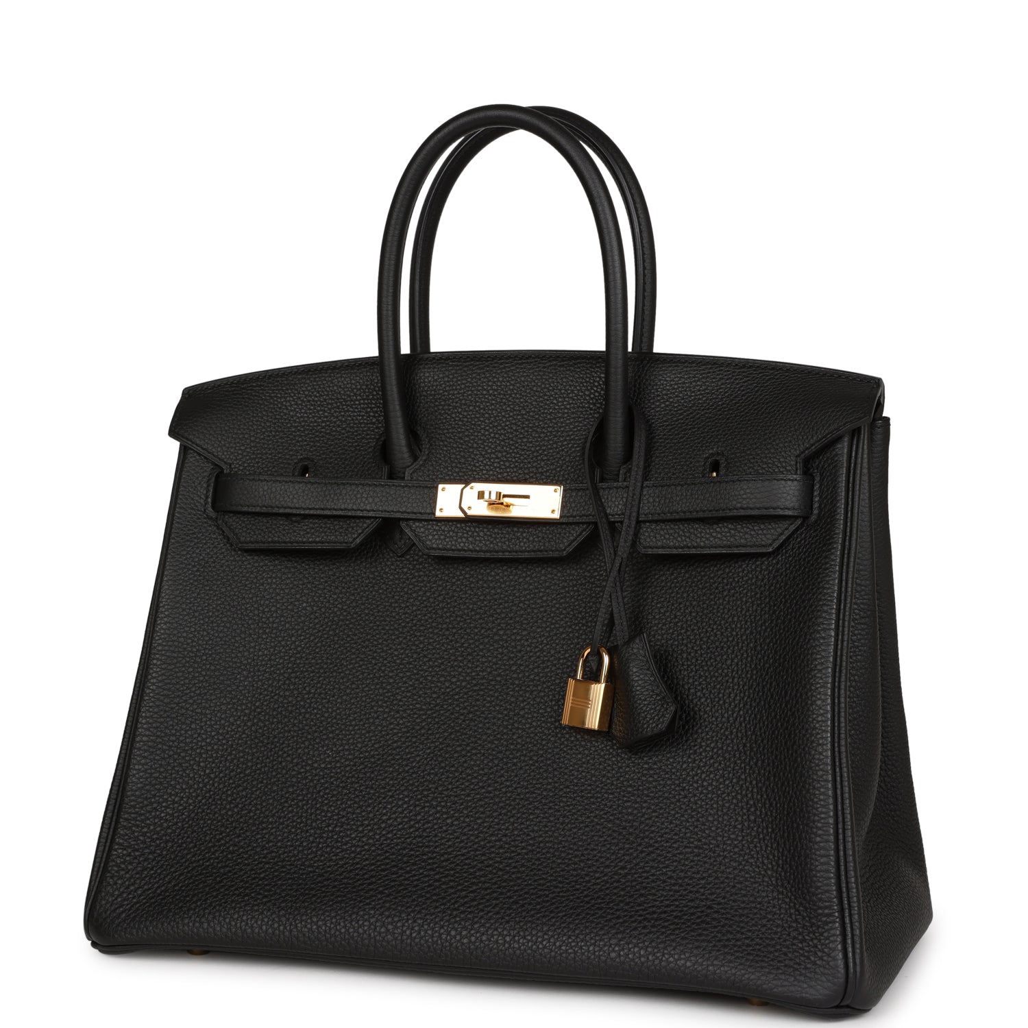 Hermes Birkin 35 Black Togo Gold Hardware