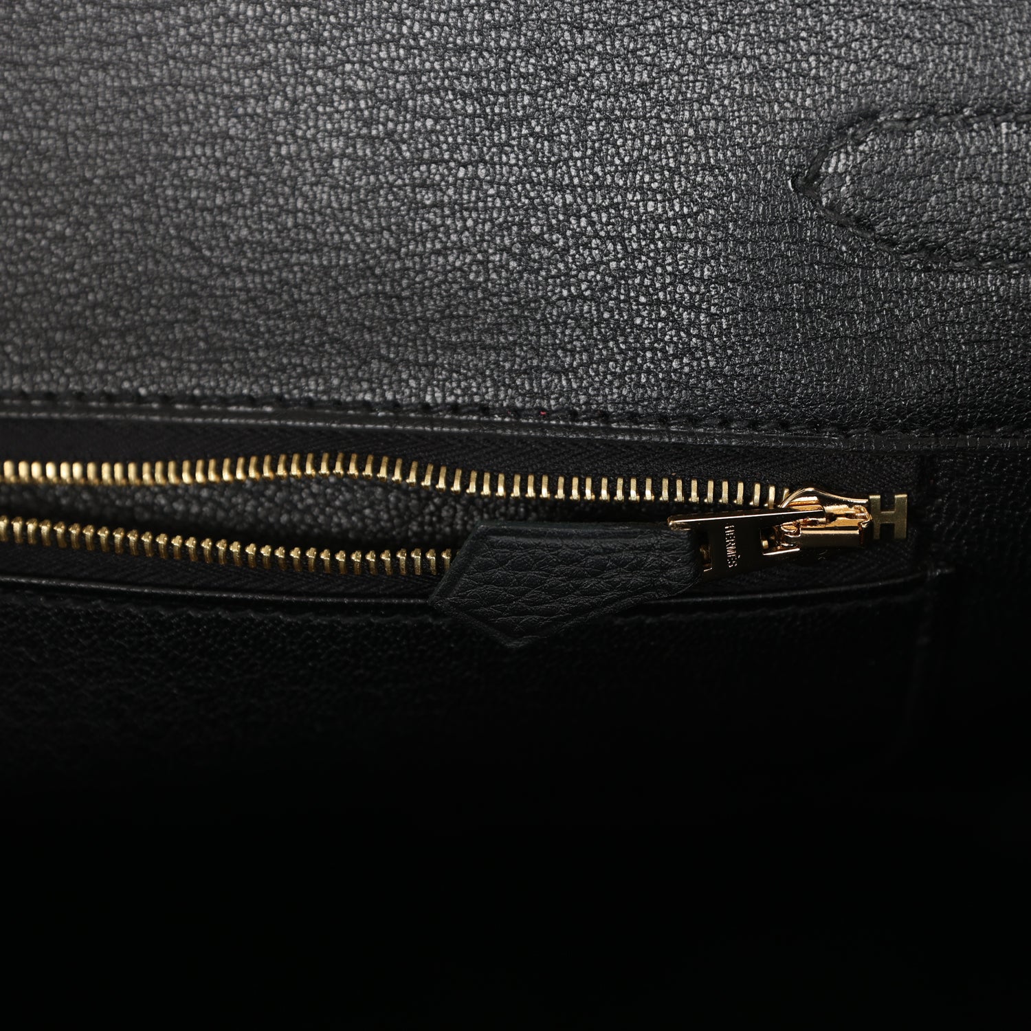 Hermes Birkin 35 Black Togo Gold Hardware