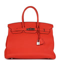 Hermes Birkin 35 Capucine Clemence Palladium Hardware