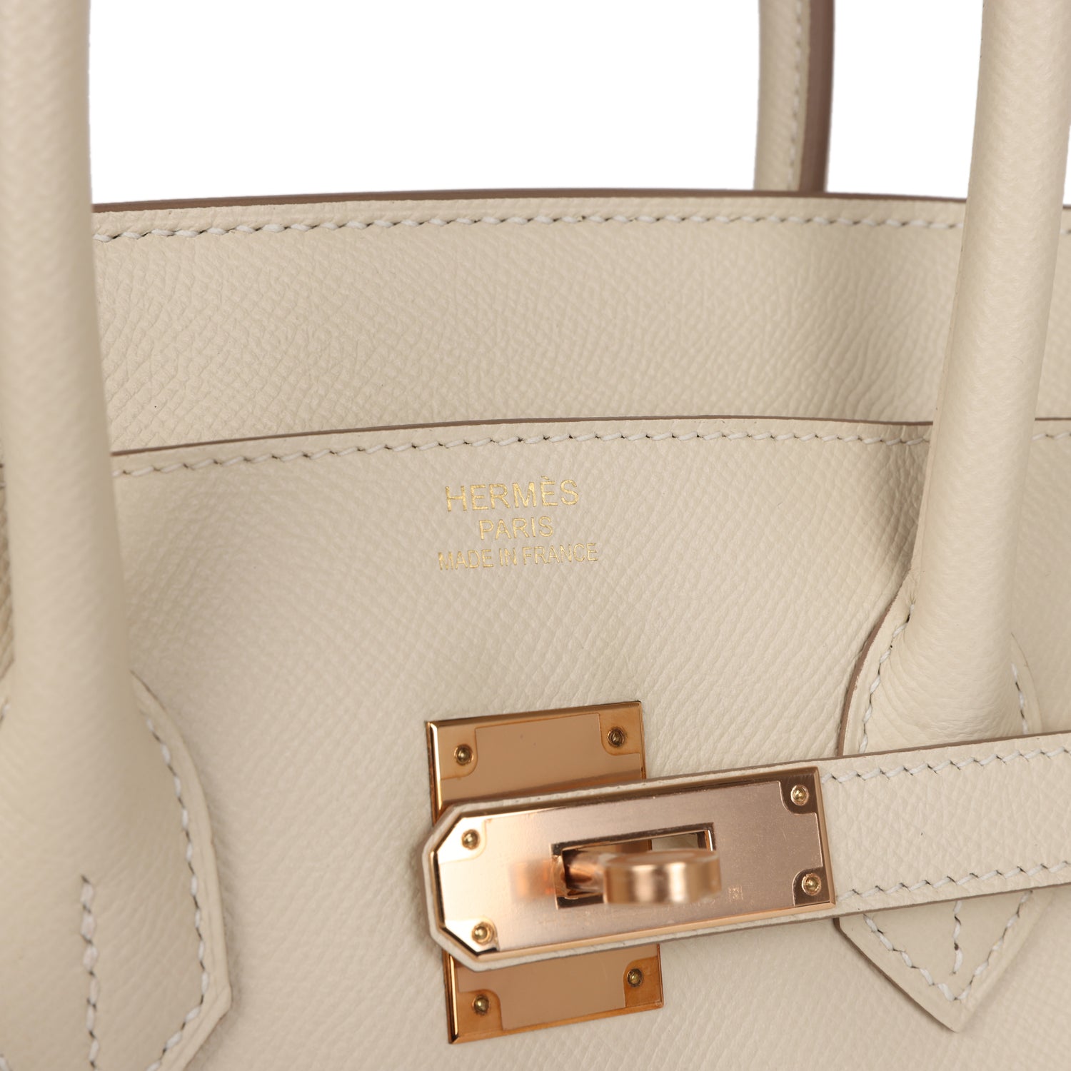 Hermes Birkin 35 Craie Epsom Rose Gold Hardware