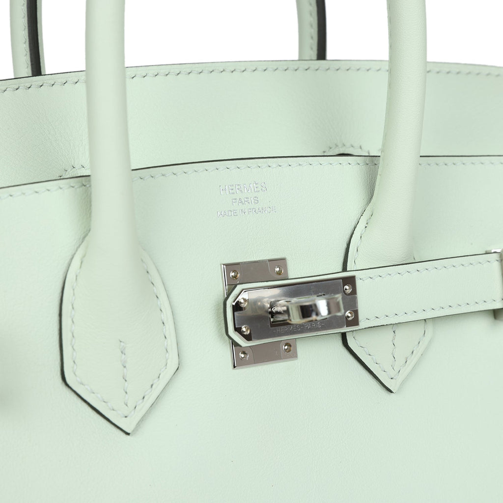 Hermes Birkin 25 Vert Fizz Swift Palladium Hardware
