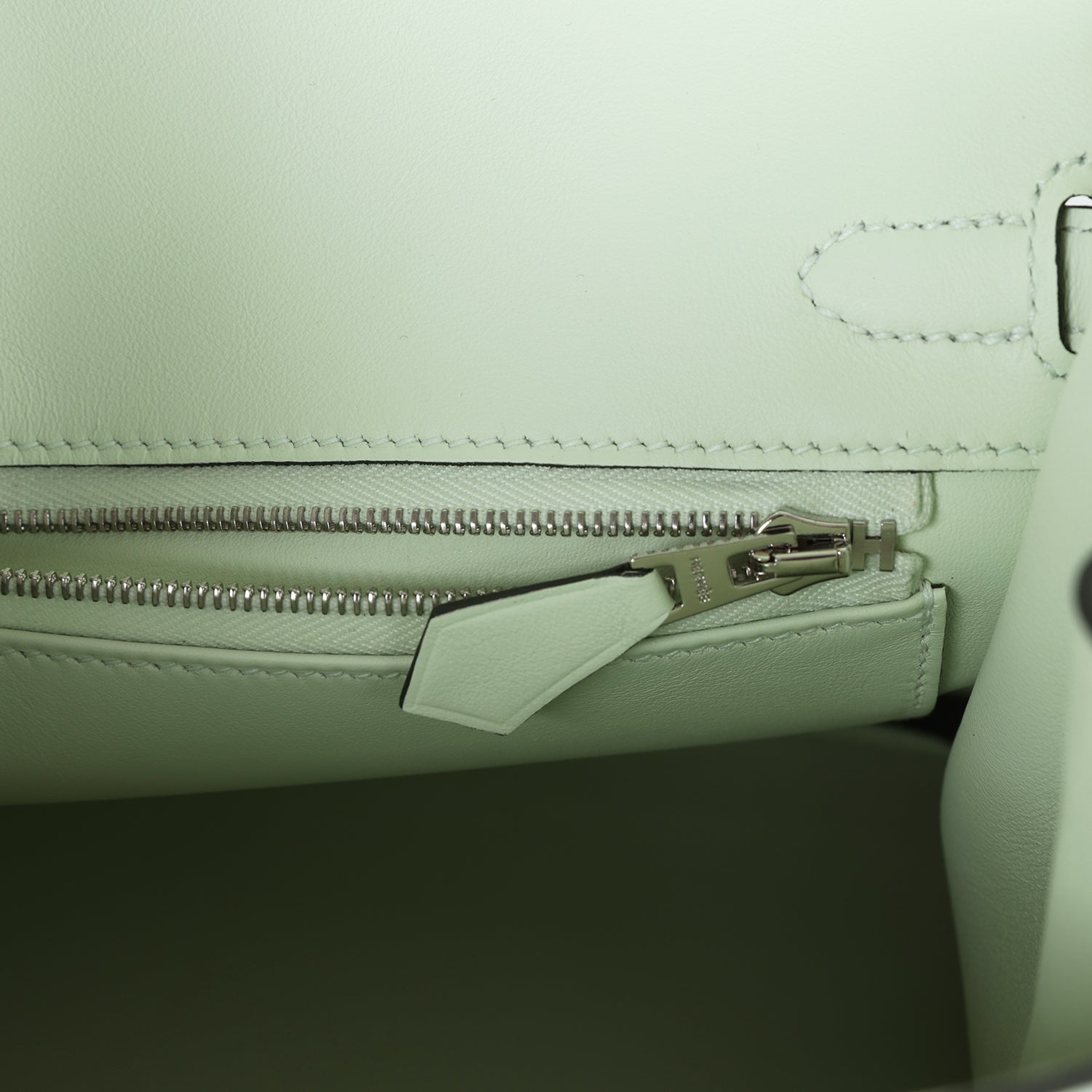 Hermes Birkin 25 Vert Fizz Swift Palladium Hardware