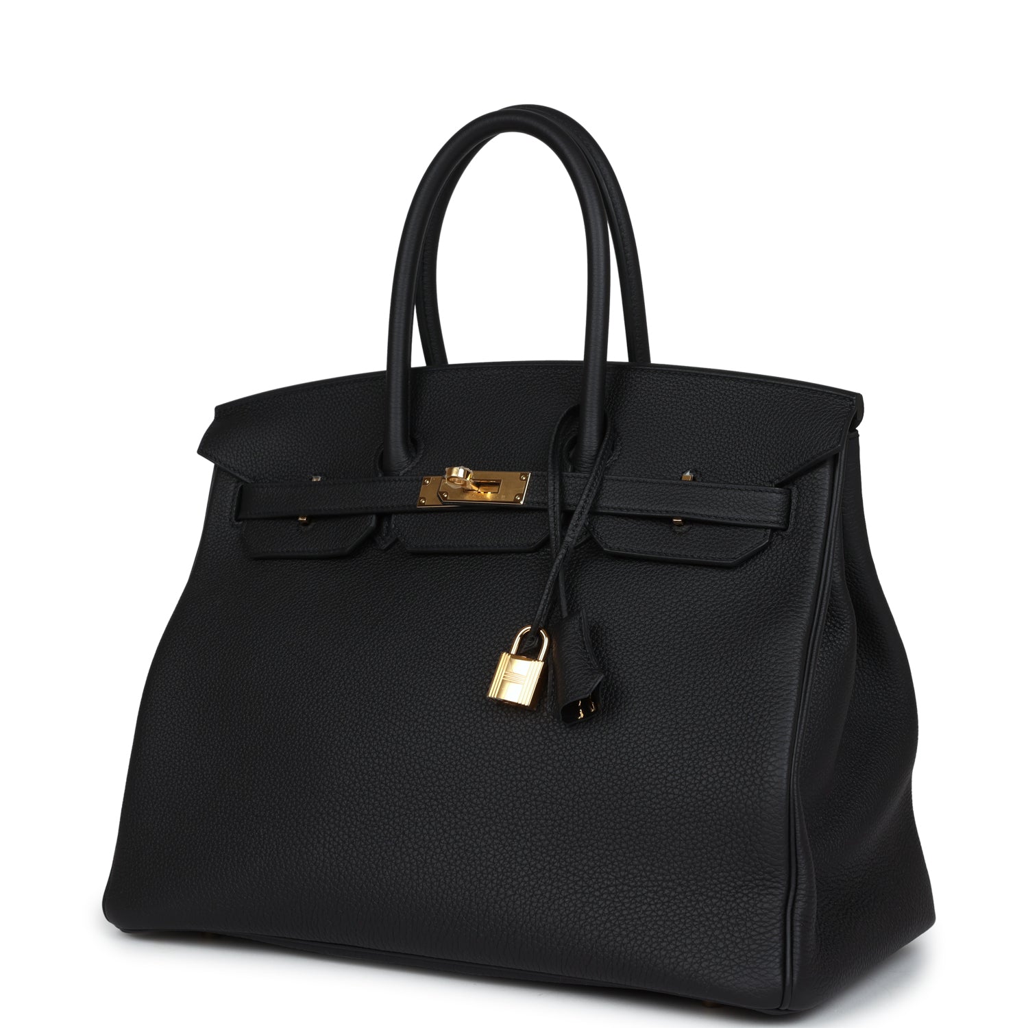 Hermes Birkin 35 Black Togo Gold Hardware