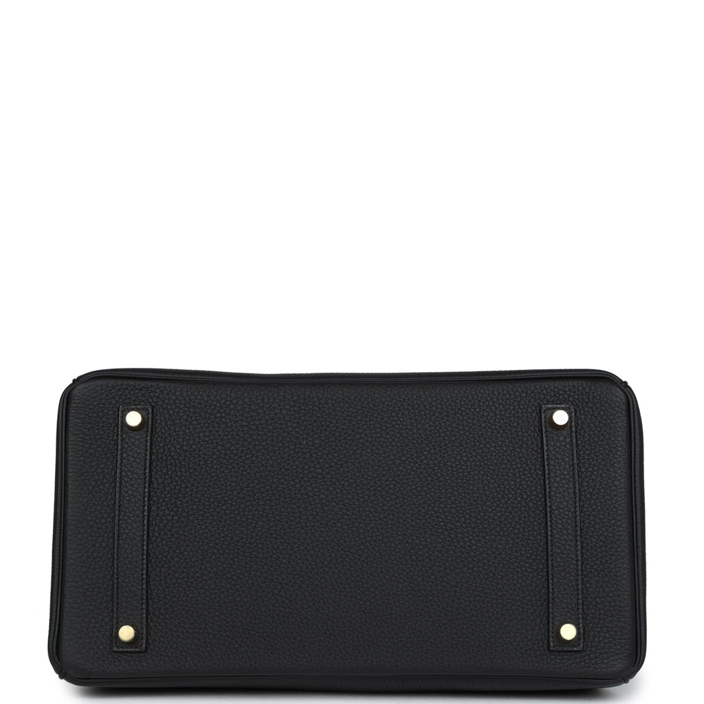 Hermes Birkin 35 Black Togo Gold Hardware