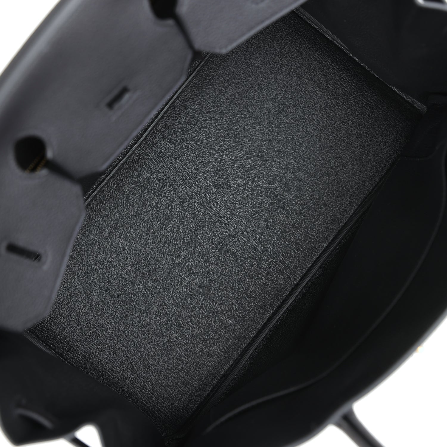 Hermes Birkin 35 Black Togo Gold Hardware