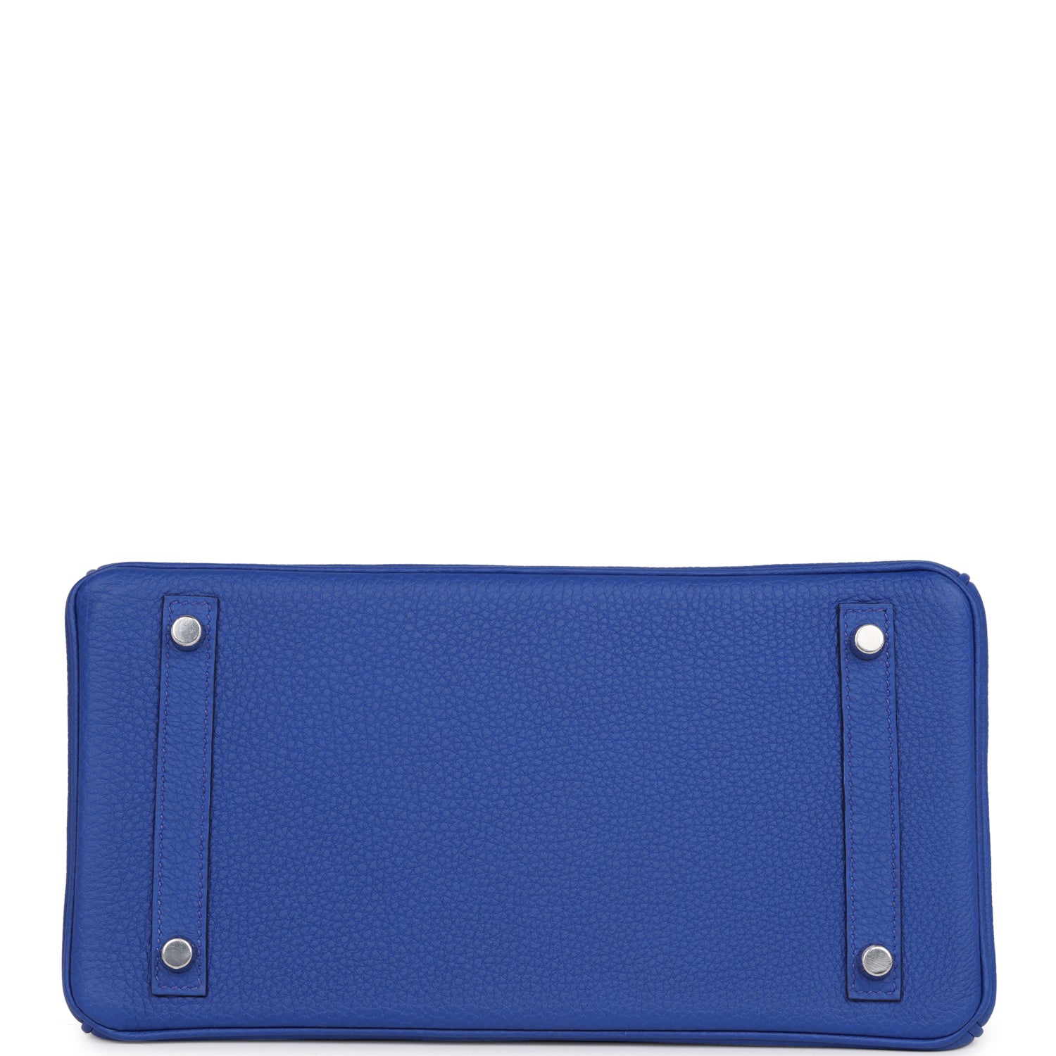 Hermes Birkin 30 Bleu Royal Matte Alligator and Togo Touch Palladium Hardware