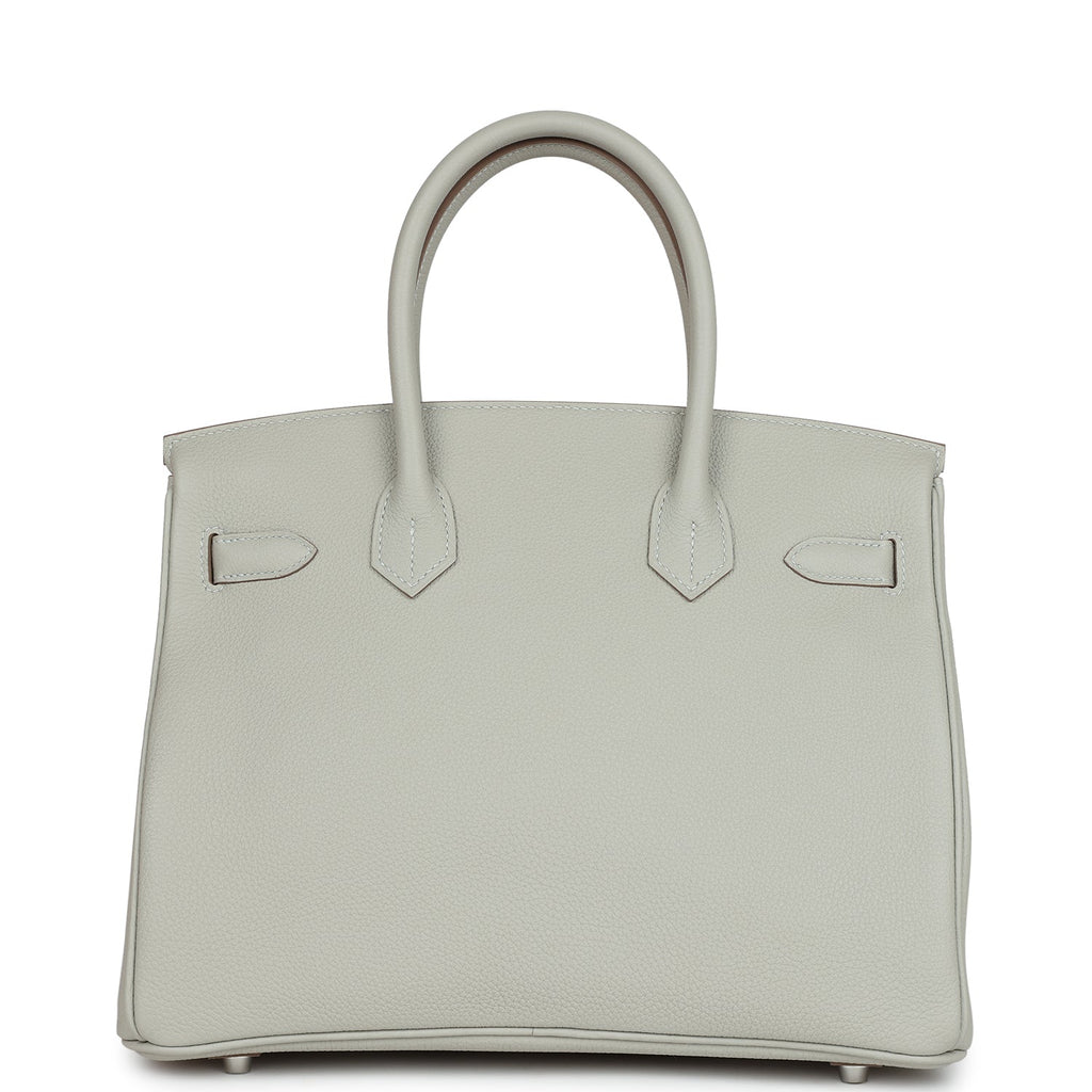 Hermes Birkin 30 Gris Perle Togo Palladium Hardware