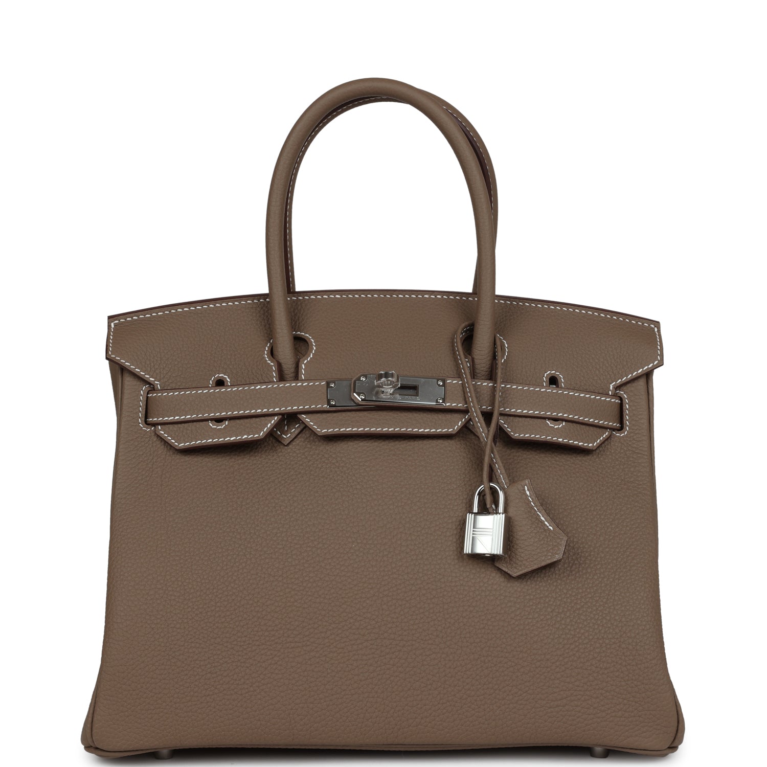 Hermes Birkin 30 Etoupe Togo Palladium Hardware
