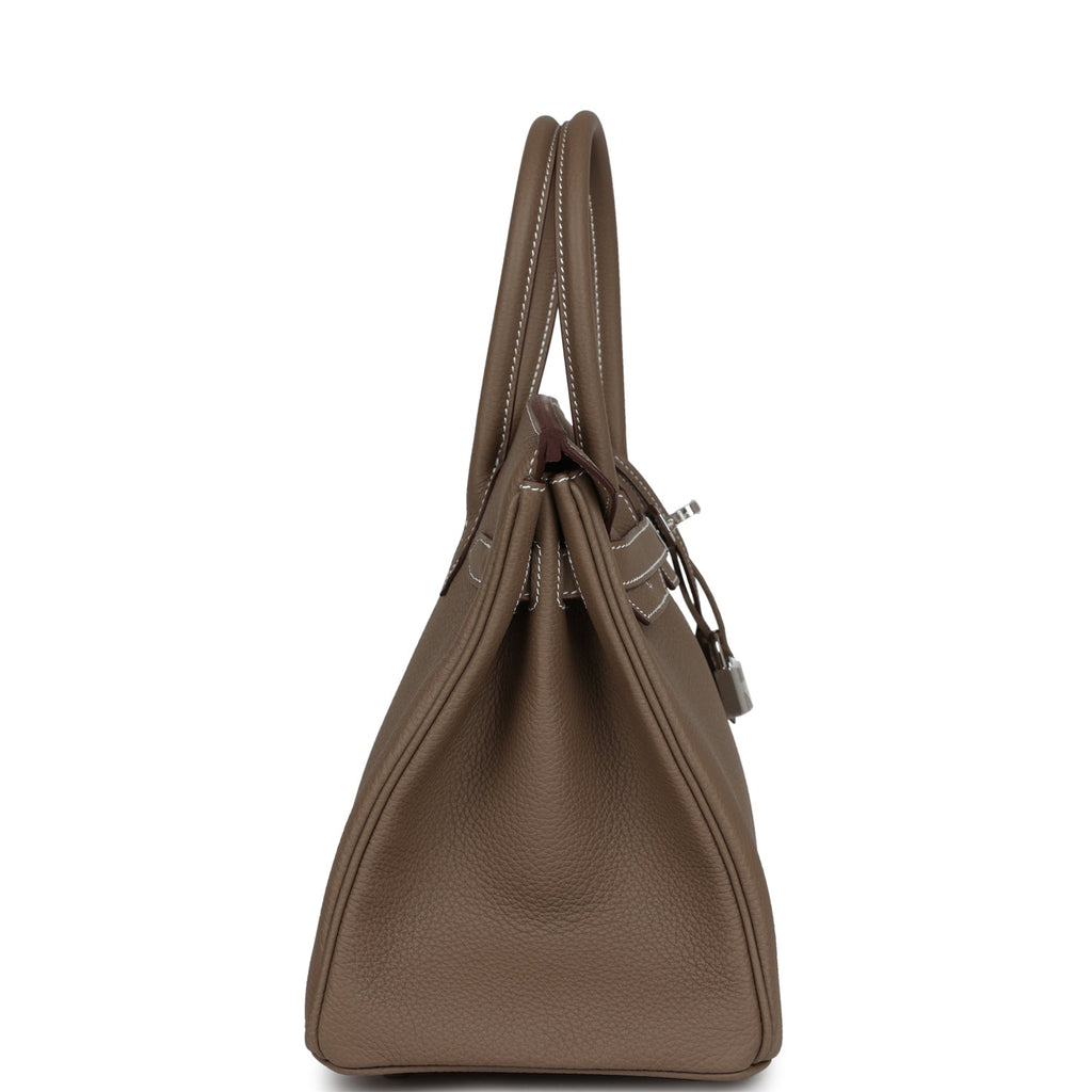 Hermes Birkin 30 Etoupe Togo Palladium Hardware