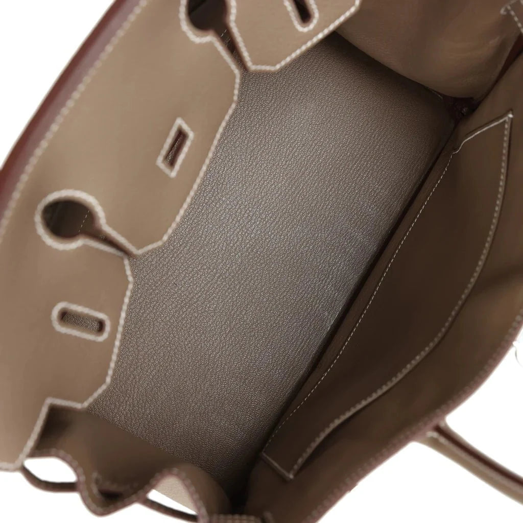 Hermes Birkin 30 Etoupe Togo Palladium Hardware