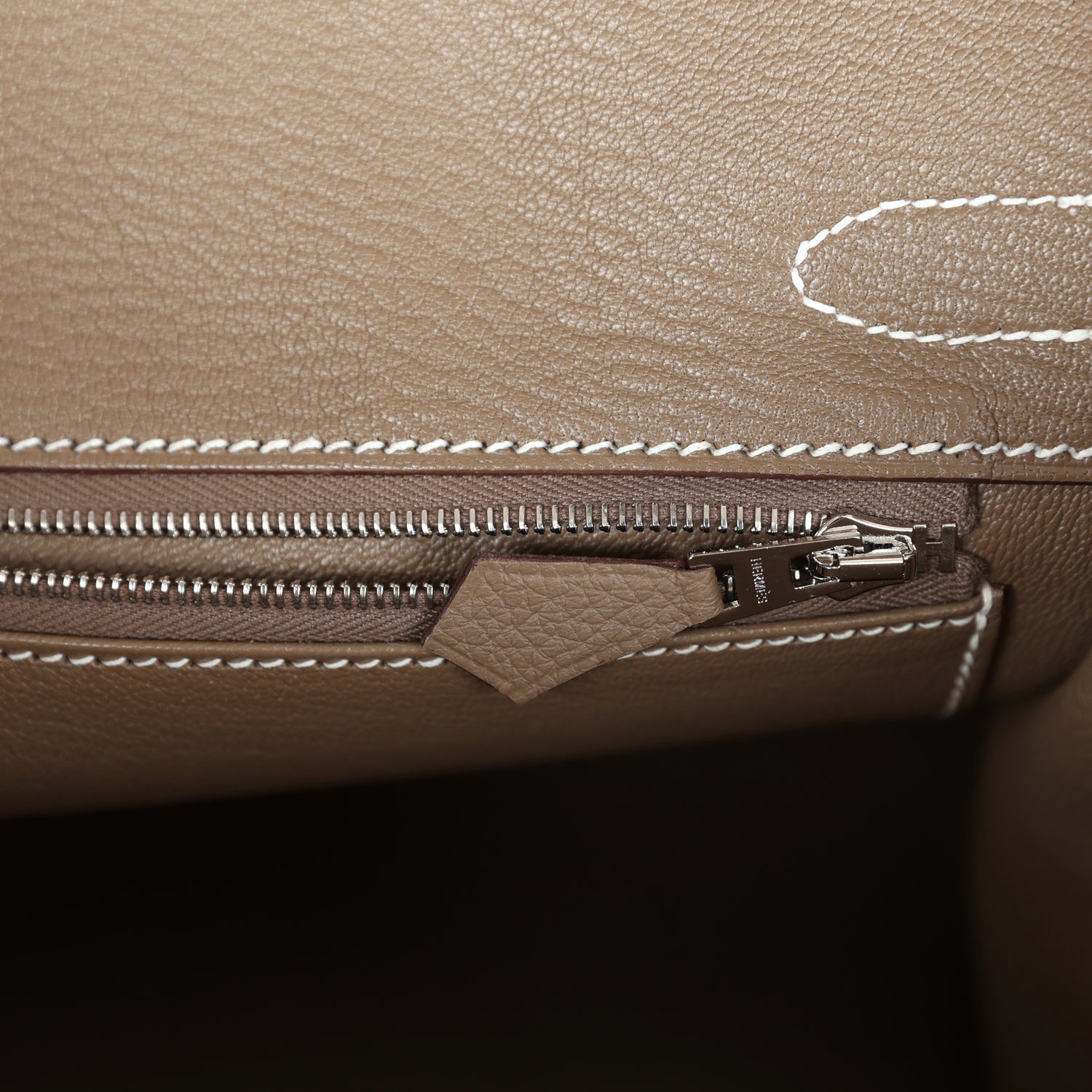 Hermes Birkin 30 Etoupe Togo Palladium Hardware