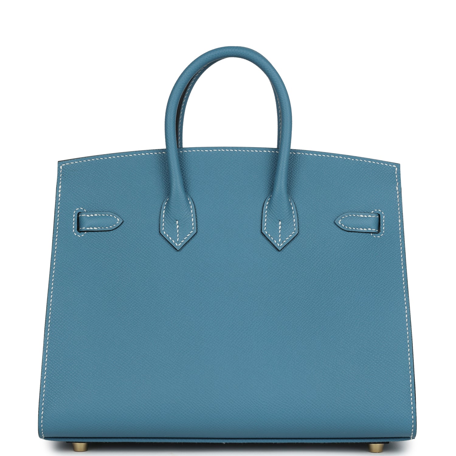 Hermes Birkin Sellier 25 Blue Jean Epsom Gold Hardware