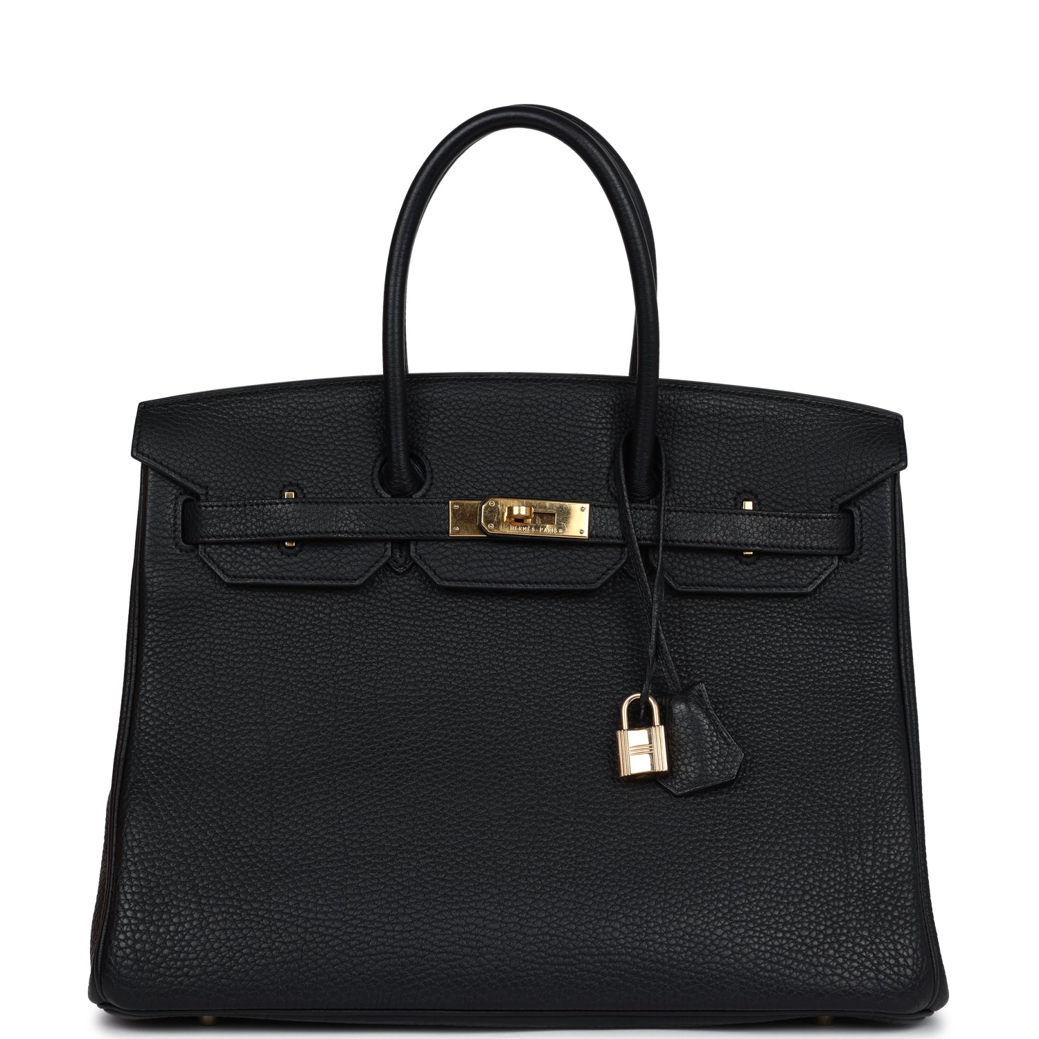 Hermes Birkin 35 Black Togo Gold Hardware