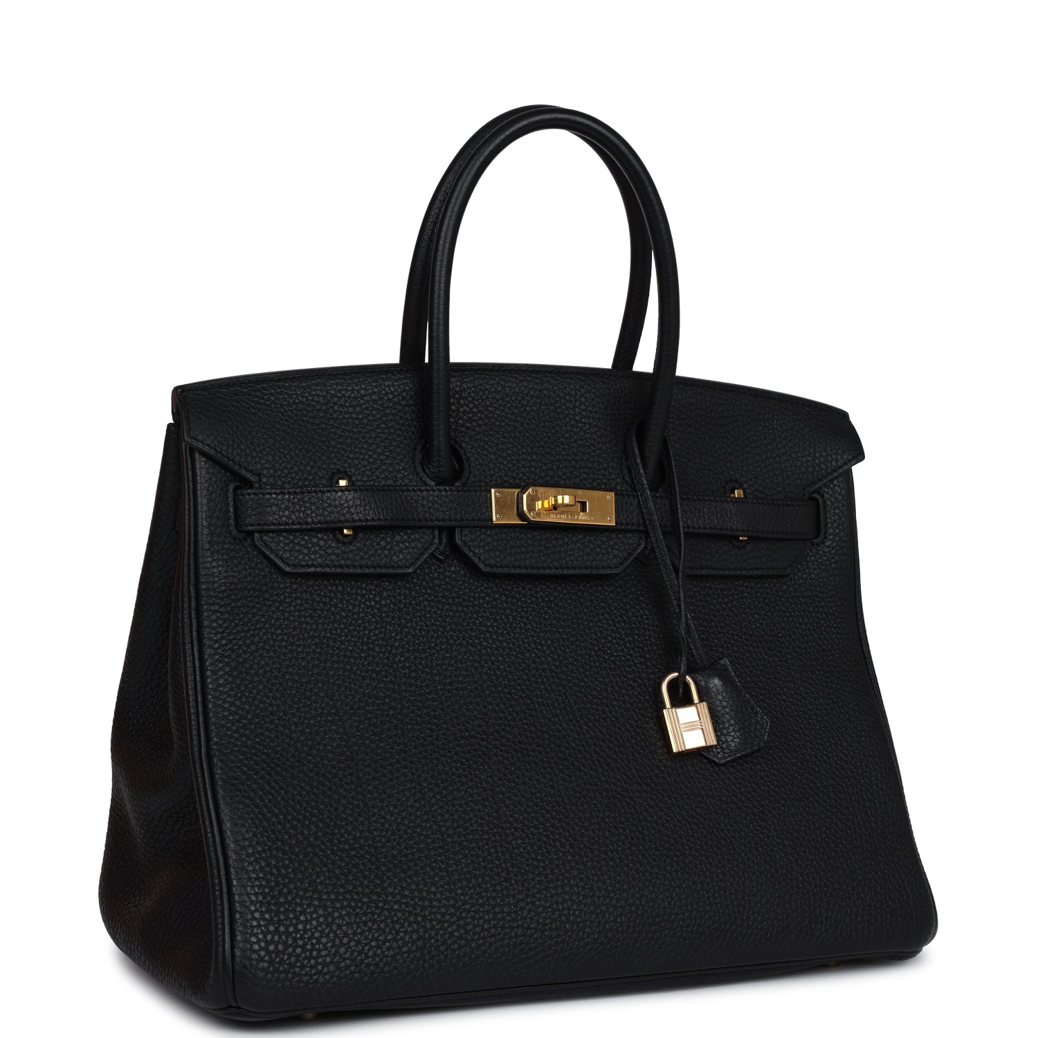 Hermes Birkin 35 Black Togo Gold Hardware