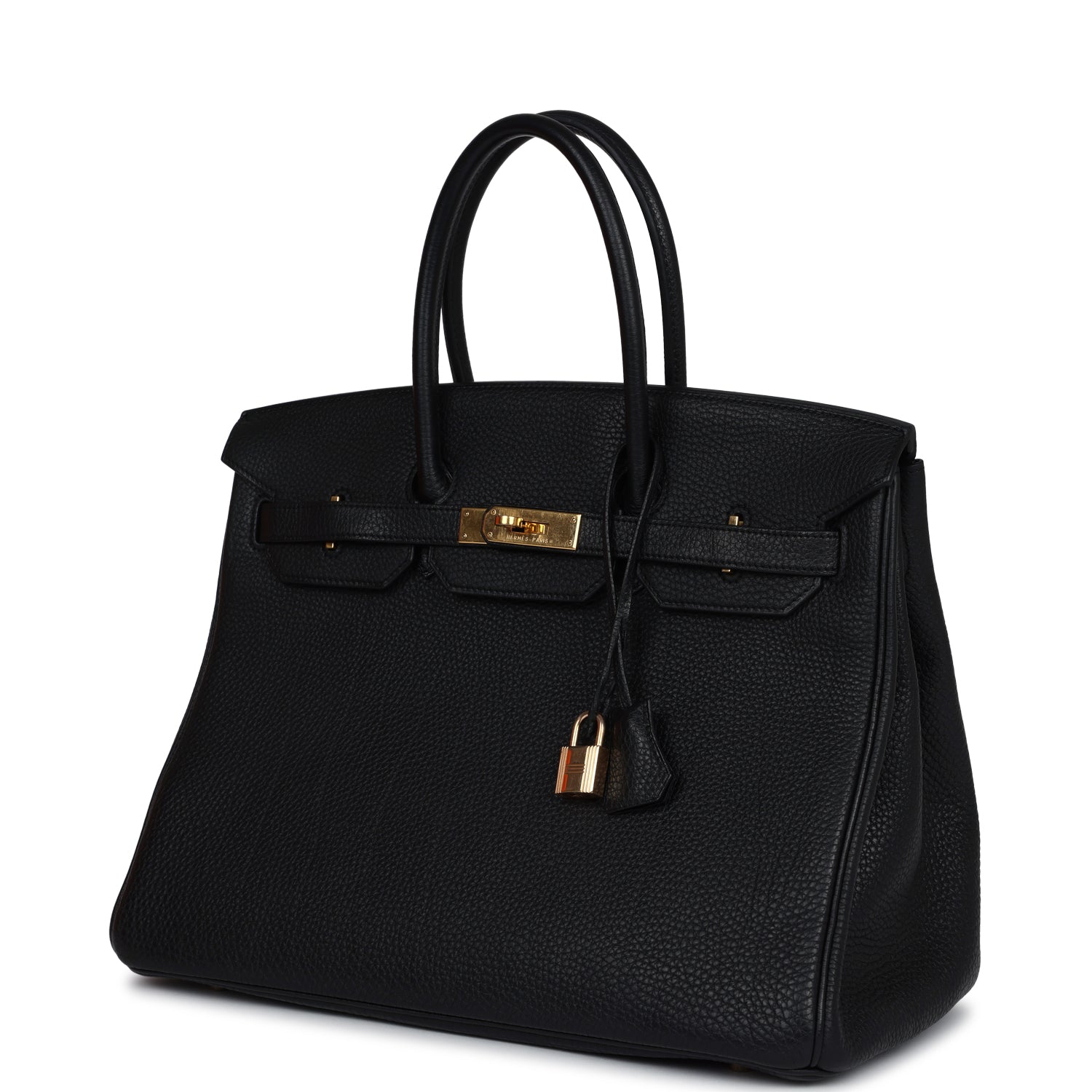 Hermes Birkin 35 Black Togo Gold Hardware