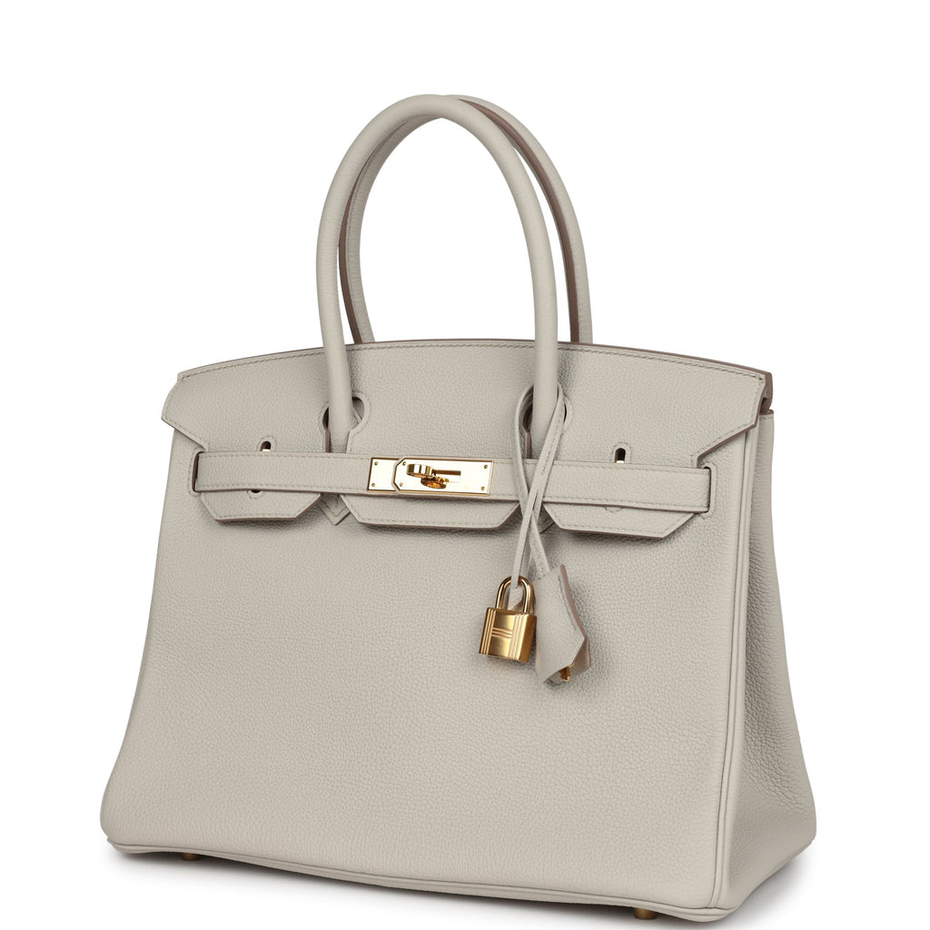 Hermes Birkin 30 Beton Togo Gold Hardware