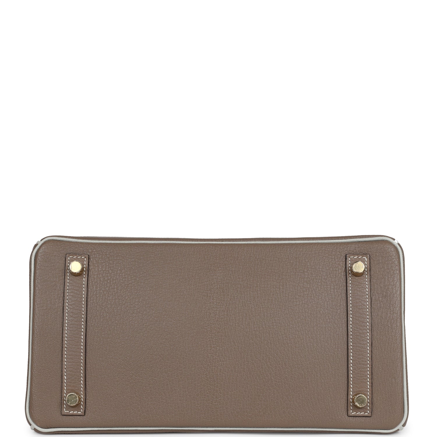 Hermes Special Order (HSS) Birkin 30 Etoupe and Gris Perle Chevre Brushed Gold Hardware