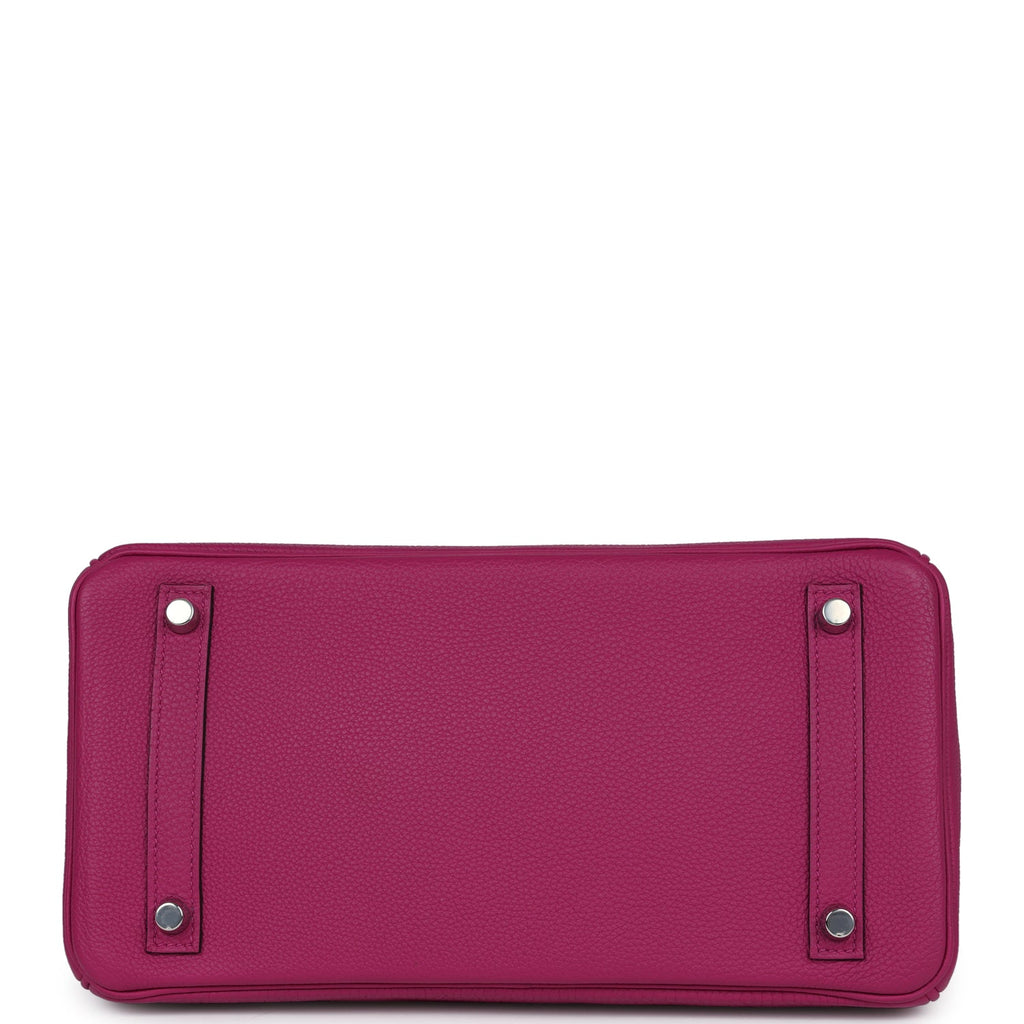 Hermes Birkin 30 Rose Pourpre Togo Palladium Hardware