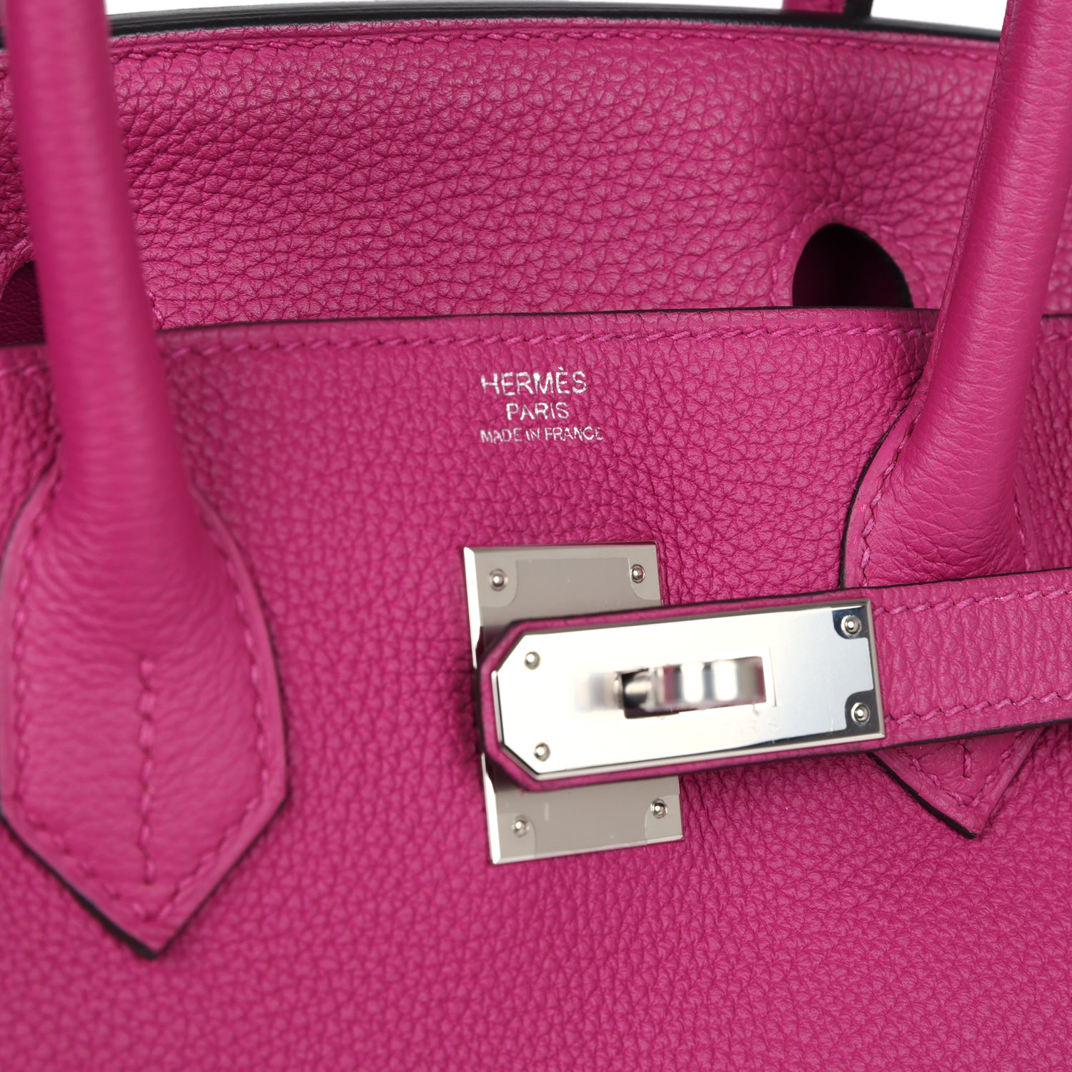 Hermes Birkin 30 Rose Pourpre Togo Palladium Hardware