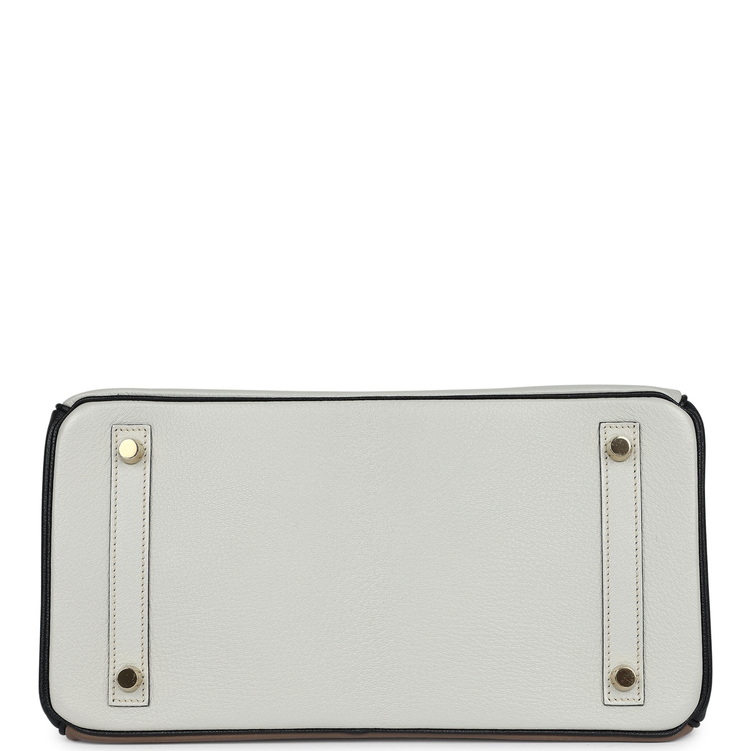 Hermes Special Order (HSS) Tri-color Birkin 30 Gris Perle, Etoupe and Black Chevre Mysore Gold Hardware