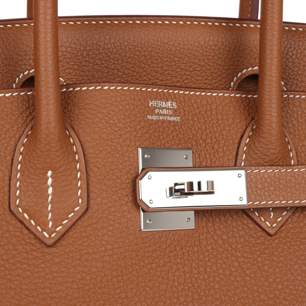 Hermes Birkin 30 Gold Togo Palladium Hardware