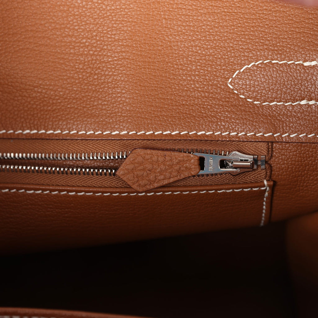 Hermes Birkin 30 Gold Togo Palladium Hardware