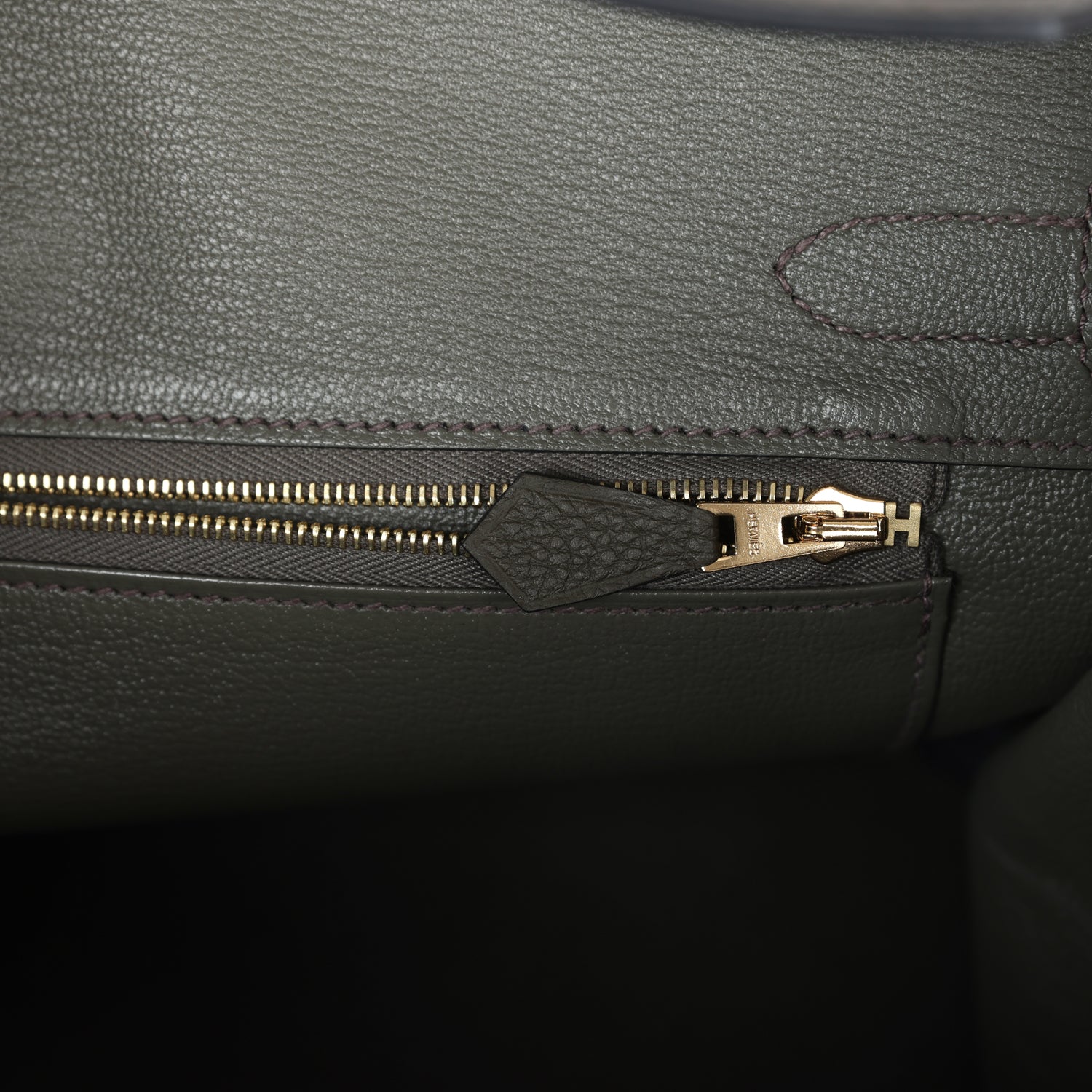 Hermes Birkin 30 Vert de Gris Togo Gold Hardware