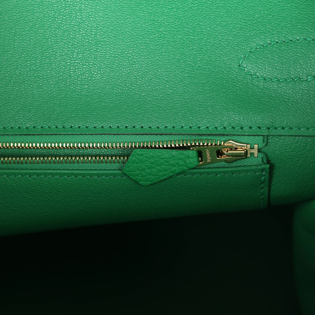 Hermes Birkin 35 Bambou Clemence Gold Hardware