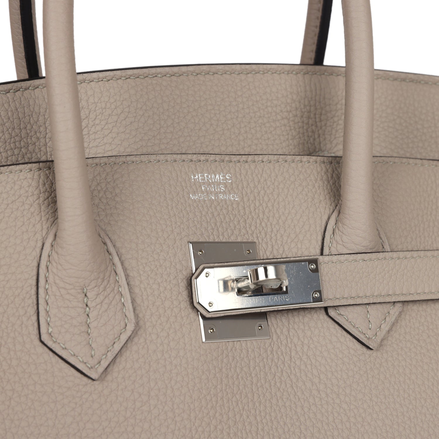 Hermes Birkin 35 Gris Tourterelle Togo Palladium Hardware