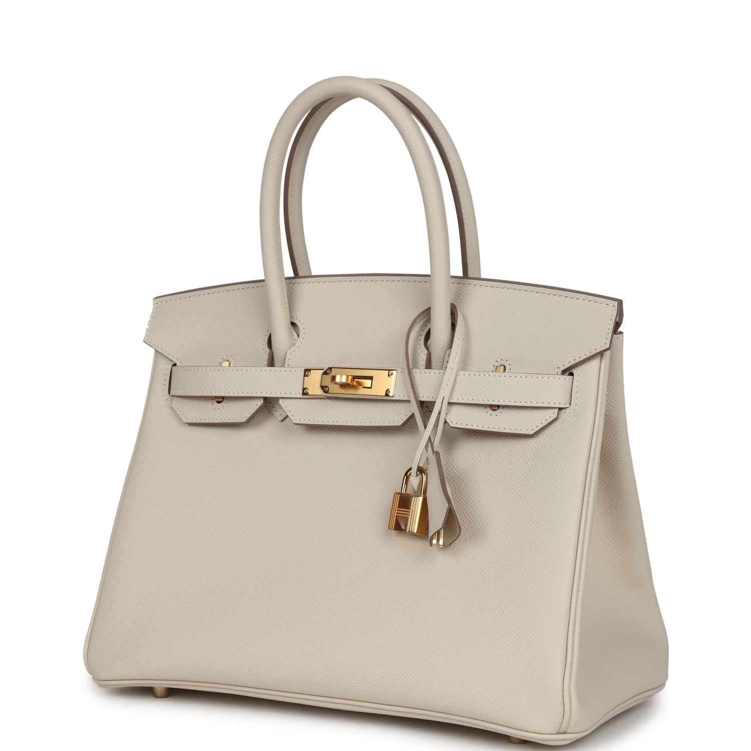 Hermes Birkin 30 Craie Epsom Gold Hardware