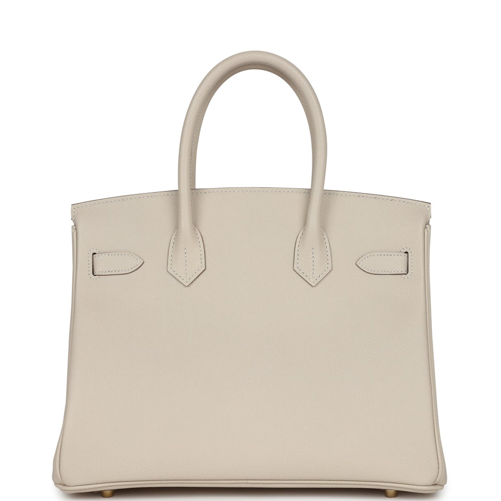 Hermes Birkin 30 Craie Epsom Gold Hardware