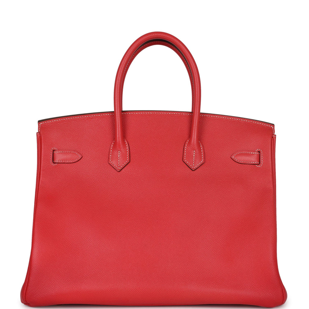 New Hermes Birkin 35 Rose Jaipur Candy Epsom Permabrass Hardware
