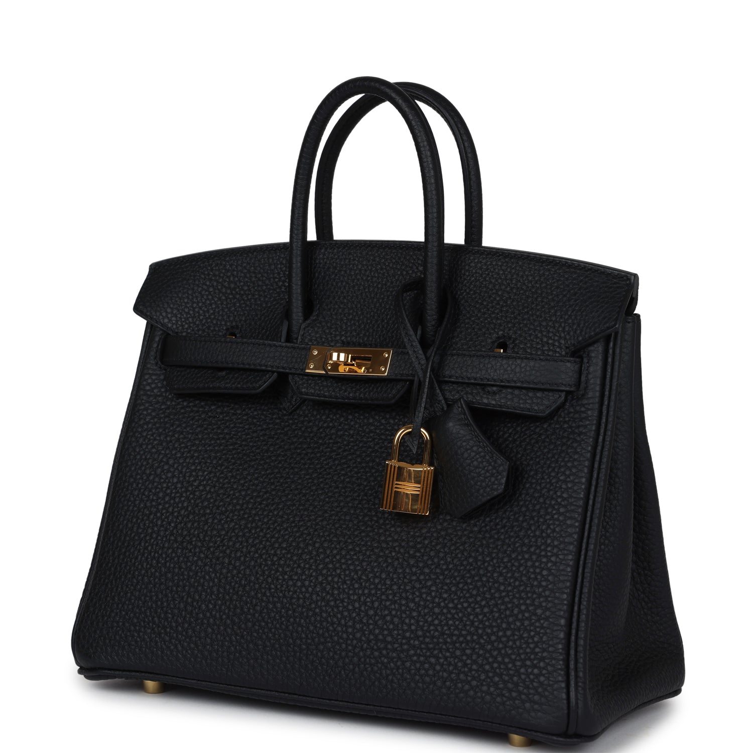 Hermes Birkin 25 Black Togo Gold Hardware