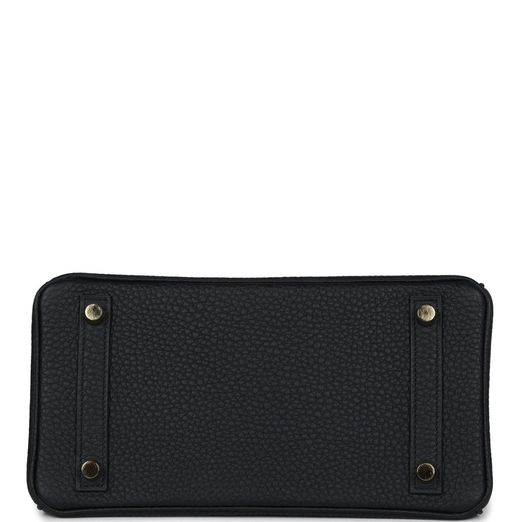 Hermes Birkin 25 Black Togo Gold Hardware