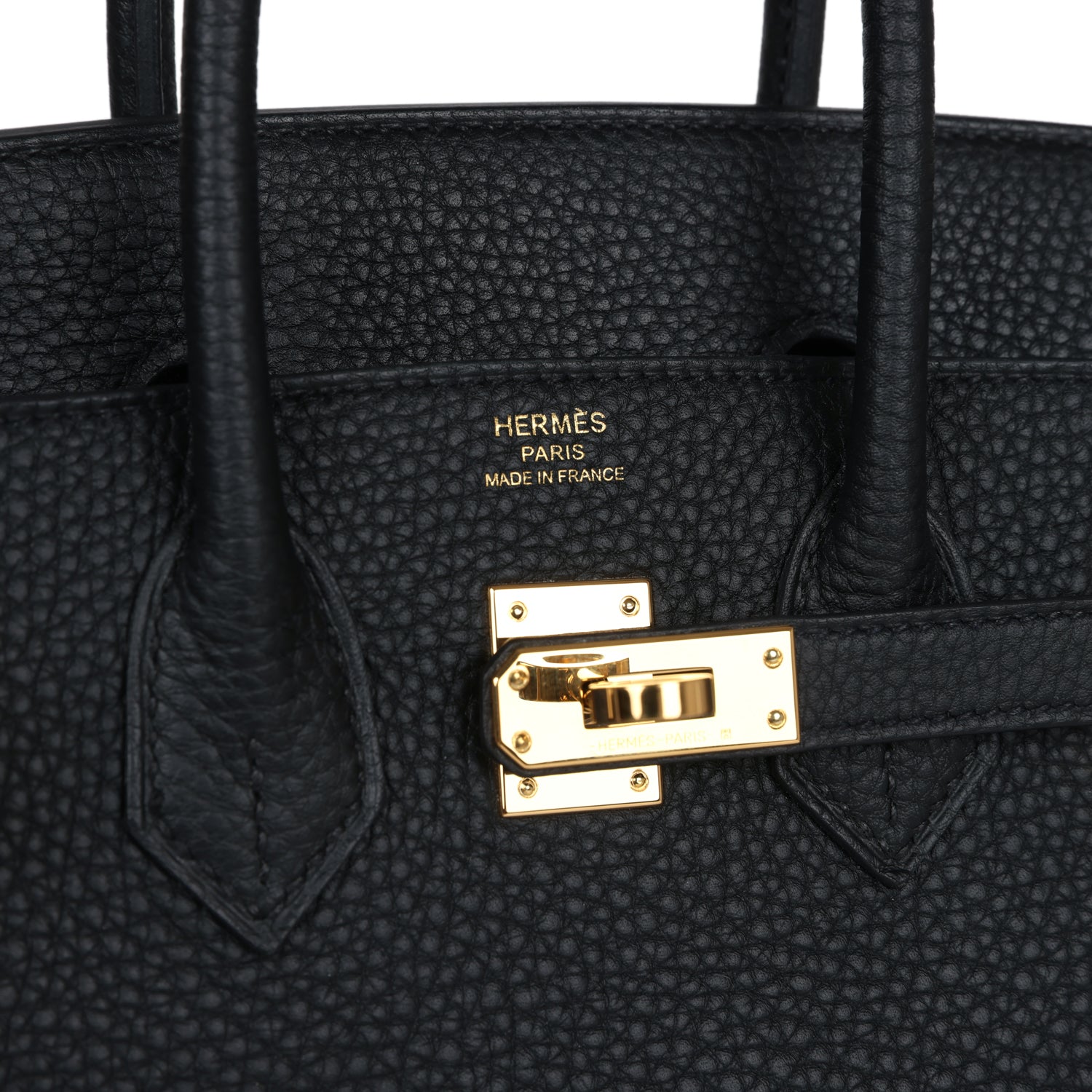 Hermes Birkin 25 Black Togo Gold Hardware