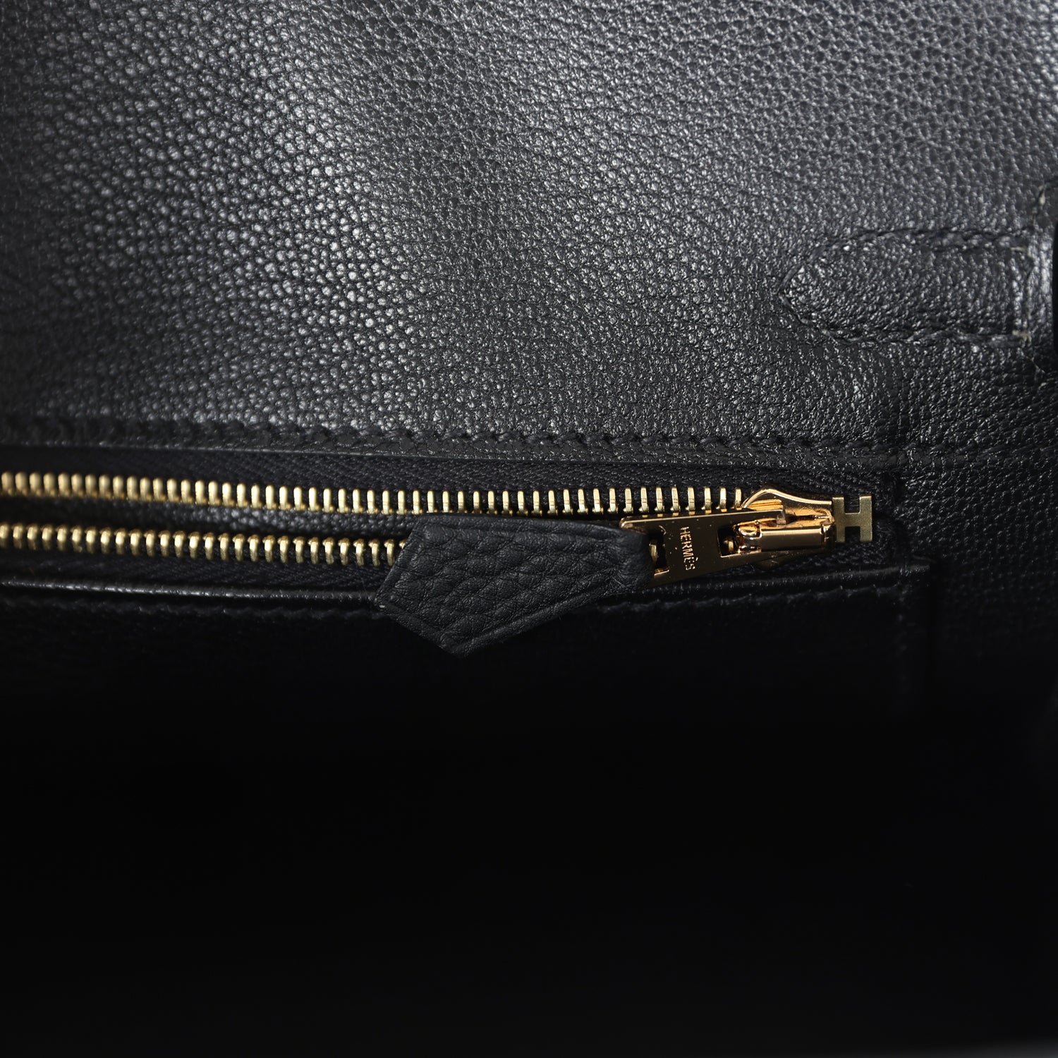 Hermes Birkin 25 Black Togo Gold Hardware