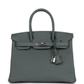 Hermes Birkin 30 Vert Amande Togo Palladium Hardware