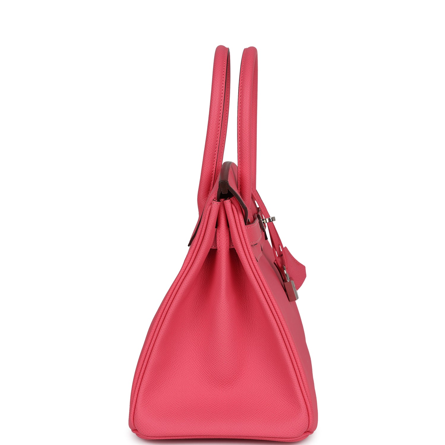 New Hermes Birkin 30 Rose Azalee Epsom Palladium Hardware