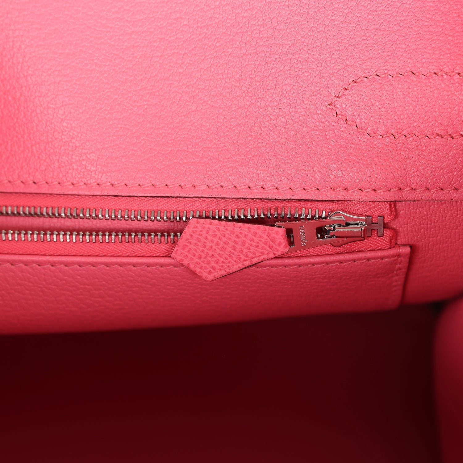 New Hermes Birkin 30 Rose Azalee Epsom Palladium Hardware